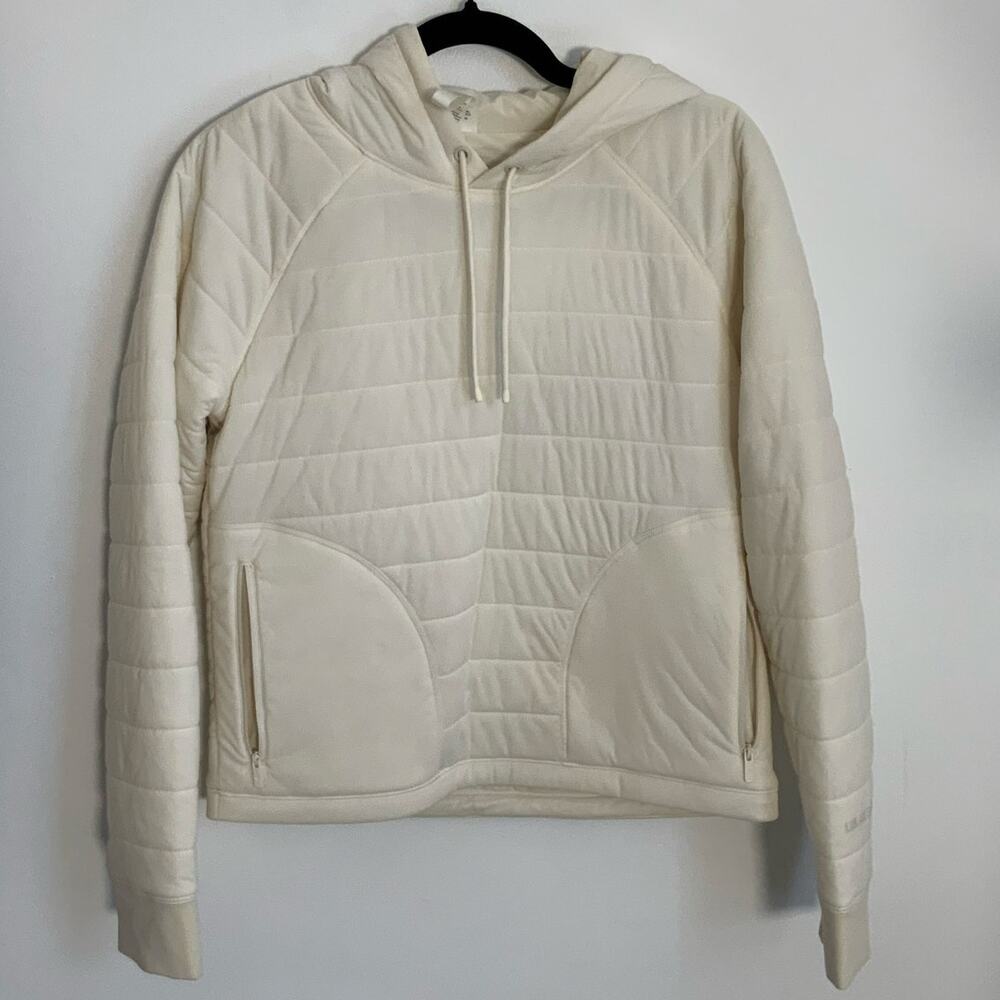 Lululemon‎ Dynamic Movement Cream Hoodie size 6
